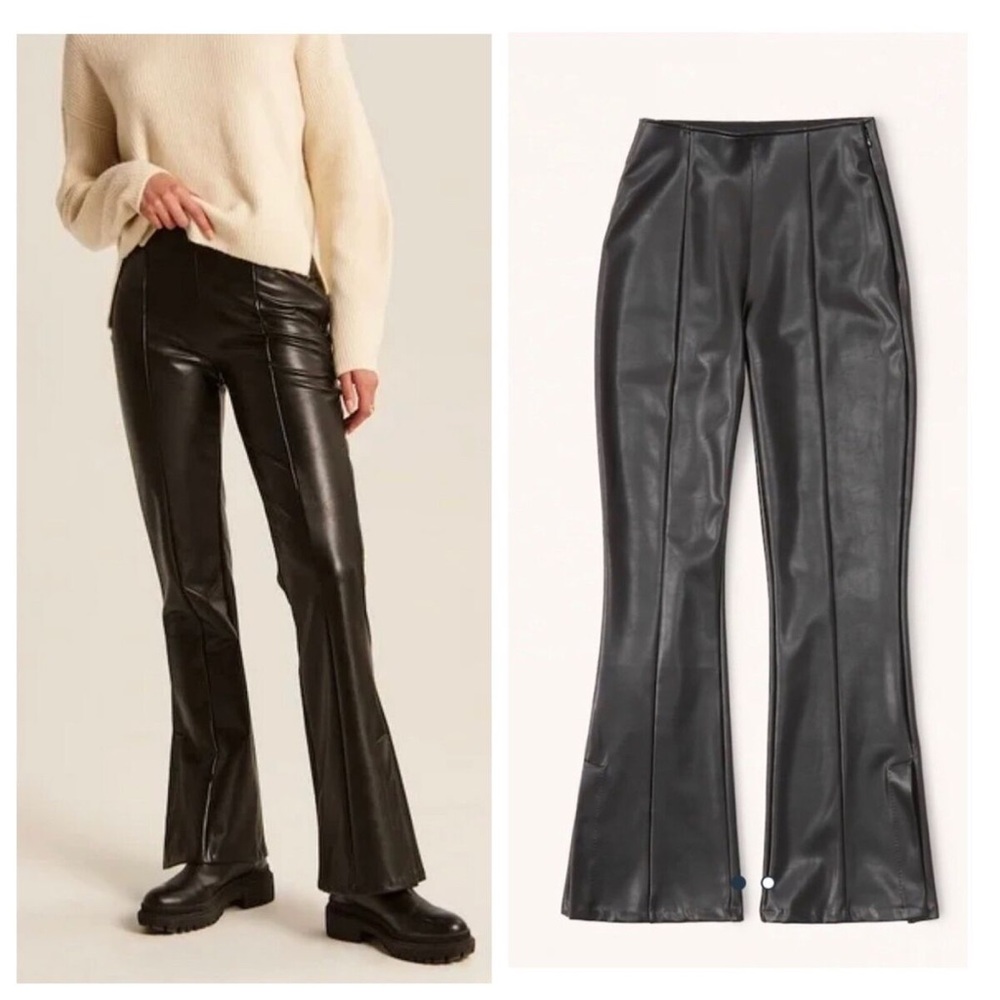 Abercrombie and Fitch Curve Love Leather pants